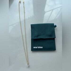 Ana Luisa Elise Delicate Solitaire Pendant Necklace